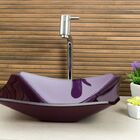 Kit Banheiro Cuba De Vidro Retrô 38 Cm + Torneira Link + Válv