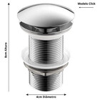 Kit Banheiro Cuba De Vidro Retrô 38 Cm + Torneira Link + Válv