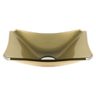 Kit Banheiro Cuba De Vidro Retrô 38 Cm + Torneira Link + Válv