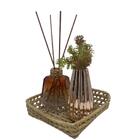 Kit Banheiro Difusor Com Varetas, Cesto Organizador E Vaso