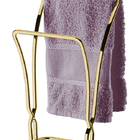 Kit Banheiro Dourado Future Porta Papel Higiênico Chao Porta