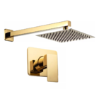 Kit Banheiro Ducha Chuveiro gás solar 20x20 De Parede + Acaba