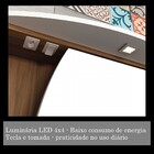 Kit Banheiro Gabinete Cuba E Armário Com Espelho Duna 60cm No