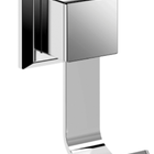 Kit Banheiro Inox Lavabo Luxo Quadrado 5 Peças Acessorios