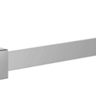 Kit Banheiro Inox Lavabo Luxo Quadrado 5 Peças Acessorios