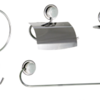 Kit Banheiro Inox Não Enferruja 5 Peças Inoox Steel Design