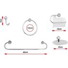 Kit Banheiro Japi Samba 5pçs Cr/br Ref: Jkscb