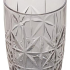 Kit Banheiro Lavabo 3 Peças Vidro Cinza Fume Bico Prata 4624