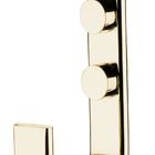 Kit Banheiro Lavabo 5 Peças Dourado Future Toalheiro De 60 E