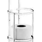 Kit Banheiro Lavabo Cromado 02 Peças, Porta Toalha Bancada  E