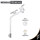 Kit Banheiro Lavabo Cromado + Torneira + Vávula Click + Ducha