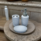 Kit Banheiro Lavabo Decorado Para Bancada Pia Casamento 3 Pç