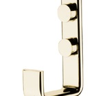 Kit Banheiro Lavabo Dourado 04 Peças Future Porta Toalha Dupl