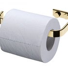 Kit Banheiro Lavabo Dourado 04 Peças Future Porta Toalha Dupl