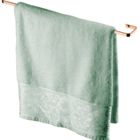 Kit Banheiro Lavabo Rose Gold 4 Peças Future Porta Toalha Ban