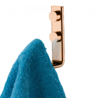 Kit Banheiro Lavabo Rose Gold 4 Peças Future Porta Toalha Ban