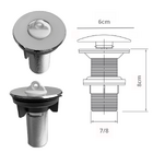 Kit Banheiro Lavabo Sifão 72cm + Valvula Cromada Abs 7/8 + En