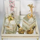 Kit Banheiro Luxo Lavabo 7 Peças Aromatizador Bambu Oriental