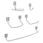 Kit Banheiro Parede 5 Peças Cromado Blukit