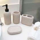 Kit Banheiro Porta Escova Dente E Saboneteira 4 Pçs - Oikos U