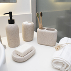 Kit Banheiro Porta Escova Dente E Saboneteira 4 Pçs - Oikos U