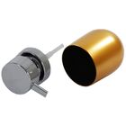 Kit Banheiro Porta Sabonete Líquido Escova Saboneteira - Dour