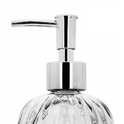 Kit Banheiro Porta Sabonete Líquido Vidro Clear 500ml 2 Un