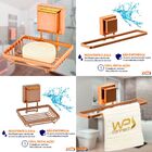 Kit Banheiro Porta Sabonete Toalha Papel Higiênico Ventosas -