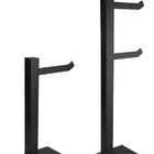 Kit Banheiro Porta Toalha De Bancada E Papeleira De Chão