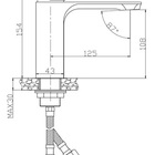 Kit Banheiro Redondo Black Matte Monocomando Bica Slim Baixa