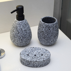 Kit Banheiro Saboneteira E Escova Sanitária 4 Pçs - Oikos Uni