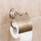 Kit Banheiro Vintage Retrô Bronze Antigo com Porcelana 80315BP