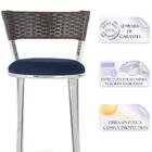 Kit Banqueta Bistro Para Bar, Cozinha, Balcão Em Alumínio E F