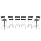 Kit Banqueta Bistro Para Bar, Cozinha, Balcão Em Alumínio E F