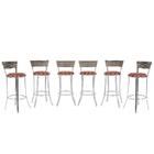 Kit Banqueta Bistro Para Bar, Cozinha, Balcão Em Alumínio E F