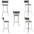 Kit Banqueta Bistro Para Bar, Cozinha, Balcão Em Alumínio E F