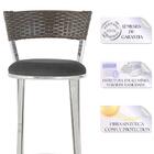 Kit Banqueta Bistro Para Bar, Cozinha, Balcão Em Alumínio E F