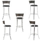 Kit Banqueta Bistro Para Bar, Cozinha, Balcão Em Alumínio E F