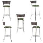 Kit Banqueta Bistro Para Bar, Cozinha, Balcão Em Alumínio E F