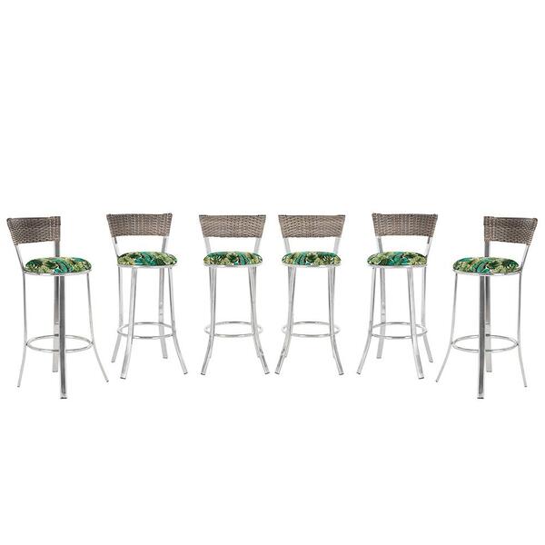 Kit Banqueta Bistro Para Bar, Cozinha, Balcão Em Alumínio E F