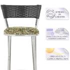 Kit Banqueta Bistro Para Bar, Cozinha, Balcão Em Alumínio E F