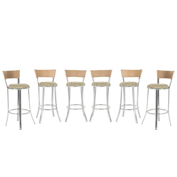 Kit Banqueta Bistro Para Bar, Cozinha, Balcão Em Alumínio E F