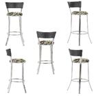 Kit Banqueta Bistro Para Bar, Cozinha, Balcão Em Alumínio E F