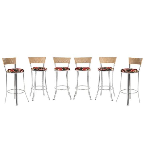 Kit Banqueta Bistro Para Bar, Cozinha, Balcão Em Alumínio E F