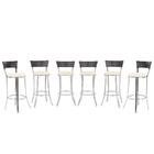 Kit Banqueta Bistro Para Bar, Cozinha, Balcão Em Alumínio E F