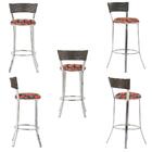 Kit Banqueta Bistro Para Bar, Cozinha, Balcão Em Alumínio E F