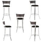 Kit Banqueta Bistro Para Bar, Cozinha, Balcão Em Alumínio E F