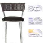 Kit Banqueta Bistro Para Bar, Cozinha, Balcão Em Alumínio E F