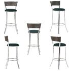 Kit Banqueta Bistro Para Bar, Cozinha, Balcão Em Alumínio E F