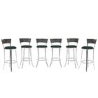 Kit Banqueta Bistro Para Bar, Cozinha, Balcão Em Alumínio E F